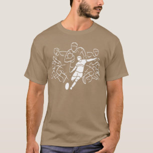 Camiseta Presente para Jogadoras de Rugby Universitário