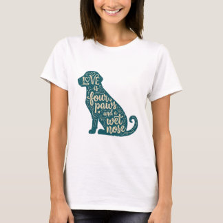 Camiseta Presente para Mãe de Cachorro e Pai de Cachorro Fo