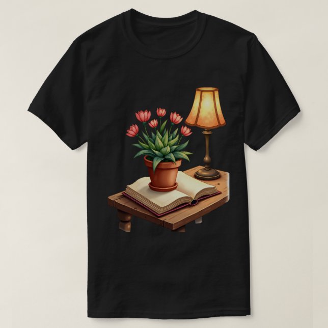 Camiseta Presente para Mãe de Plantas do BookTok - Flores C (Frente do Design)