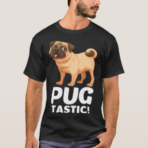 Camiseta Presente para Mãe de Pug Fofa, Pai de Cachorro, Se