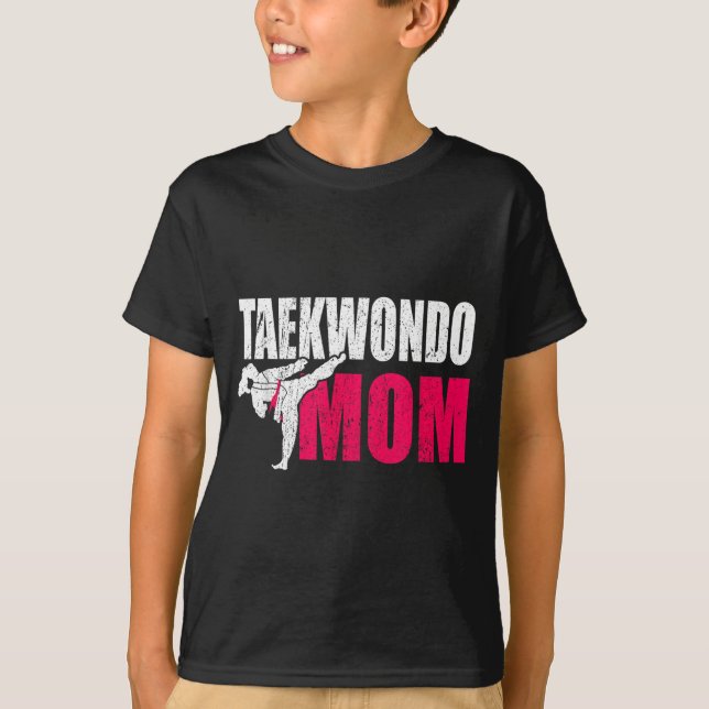 Camiseta Presente para Mãe de Taekwondo (Frente)