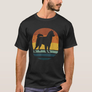 Camiseta Presente para Mãe e Pai de Clover Alaskan Kai Vint