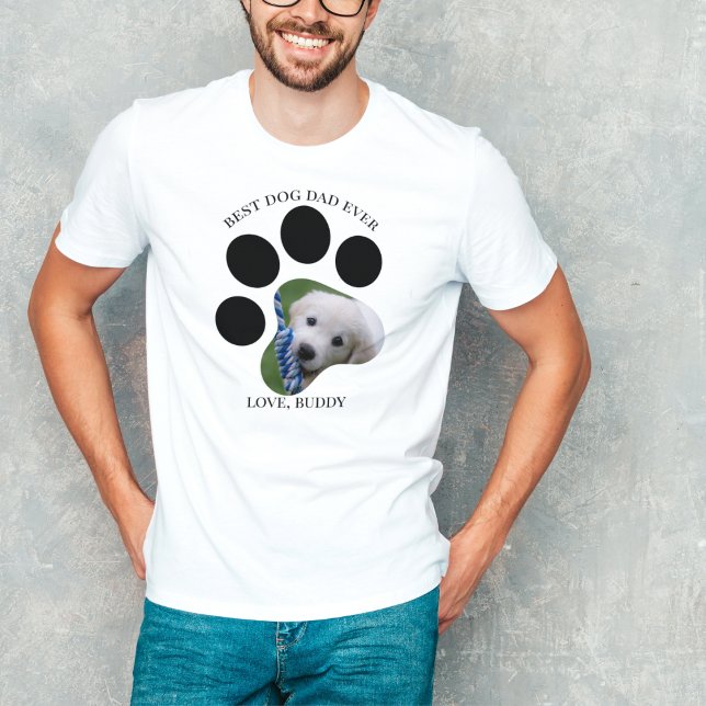 Camiseta Presente para Melhor Pai de Cachorro de Todos os T (Criador carregado)