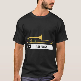 Camiseta Presente para Músico Tocador de Trombone Marching