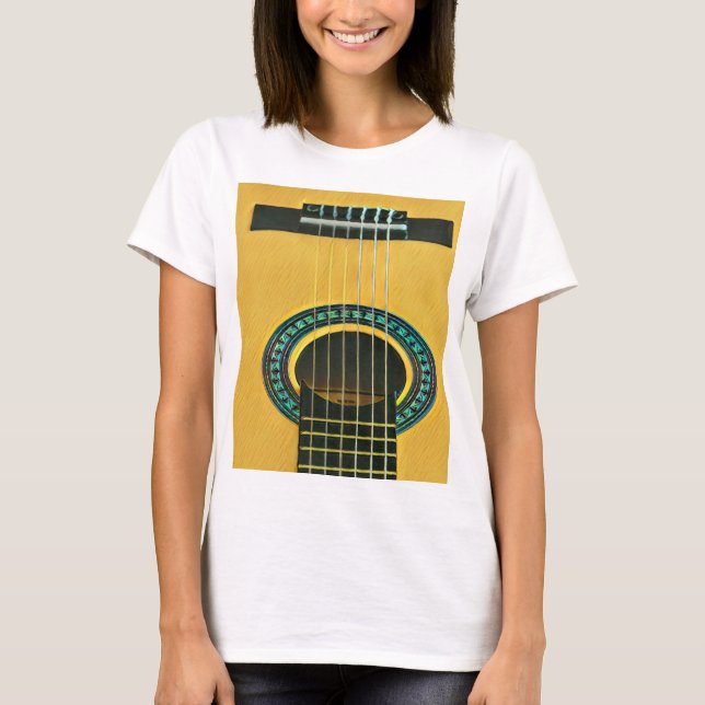 Camiseta Presente para namorado guitarrista (Frente)