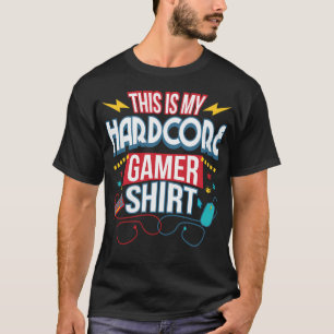 Camiseta Presente para Nerd de jogos típico para computador