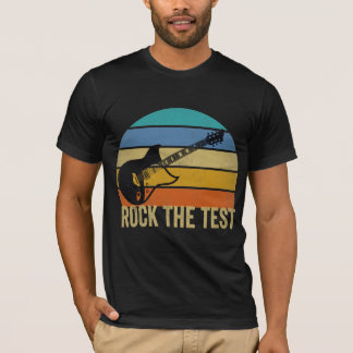 Camiseta presente para o dia do teste para estudantes