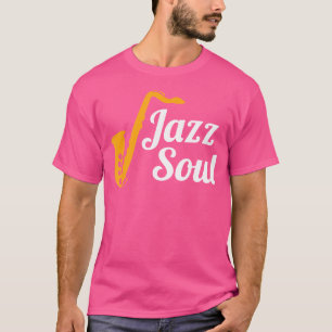 Camiseta Presente Para O Lover De Música Jazz 'Jazz Soul' S