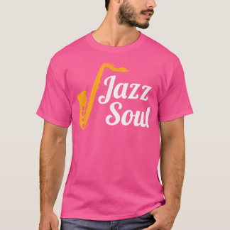 Camiseta Presente Para O Lover De Música Jazz 'Jazz Soul' S