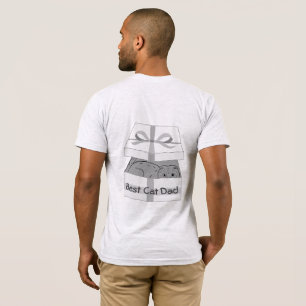 Camiseta Presente para o melhor Pai de gato, T-Shirt de cur