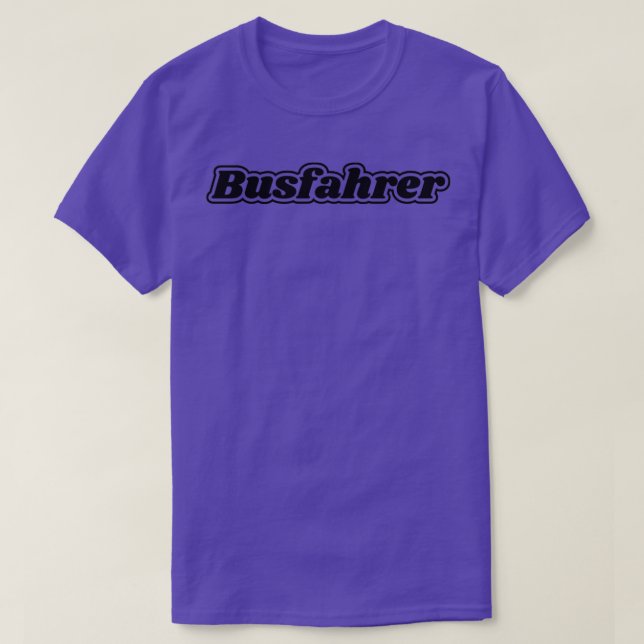 Camiseta Presente para o motorista de ônibus 1 (Frente do Design)