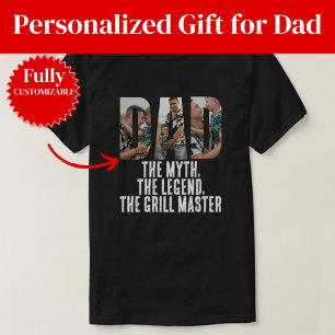 Camiseta Presente para o Pai Mestre da Churrasqueira