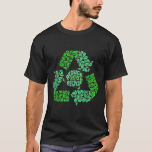 Camiseta Presente para o Reciclagem Vintage do Logotipo do 