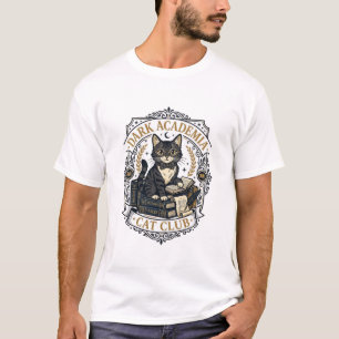 Camiseta Presente para Pai de Gato Dark Academia - Dark Aca