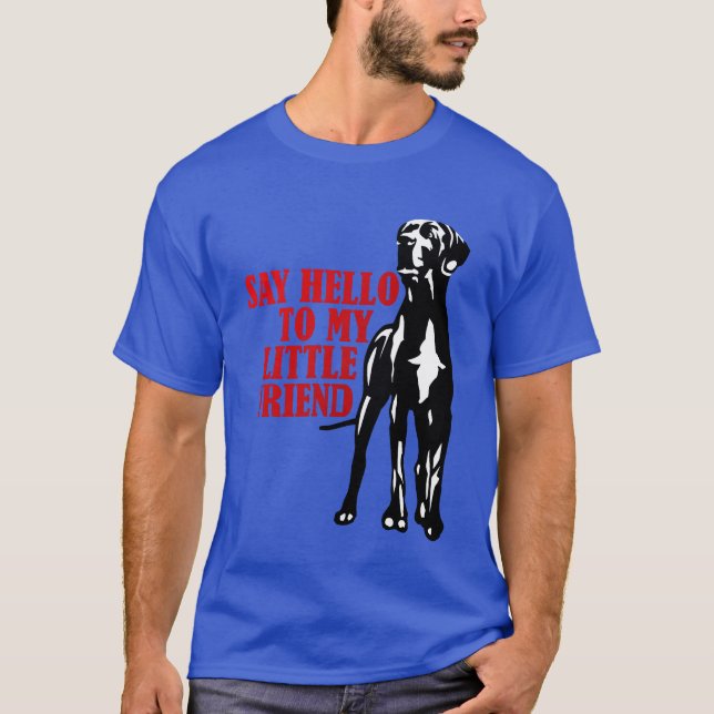 Camiseta Presente para pai de Great Dane  (Frente)