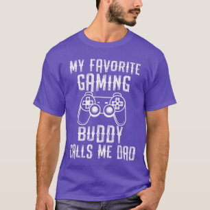 Camiseta Presente para Pai Gamer Meu parceiro de jogos favo
