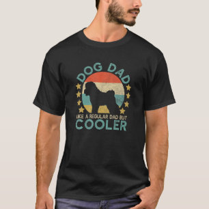 Camiseta Presente para Papai de Cachorro Bichon Frise Engra