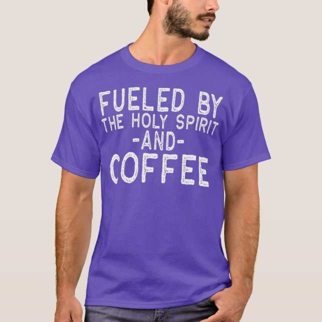 Camiseta Presente para Pastor Alimentado pelo Espírito Sant (Frente)