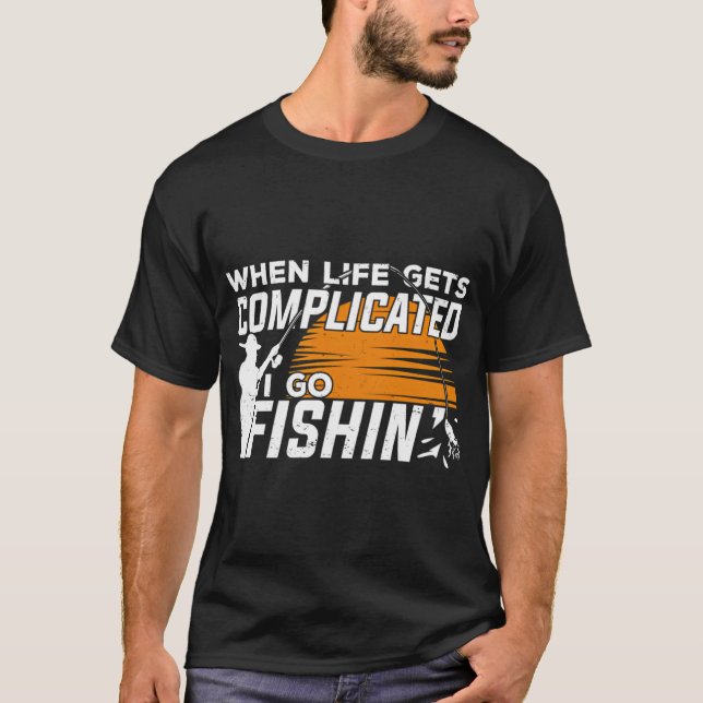 Camiseta Presente para pescador desportista (Frente)