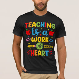 Camiseta Presente para professor Ensinar É Um Trabalho Do C