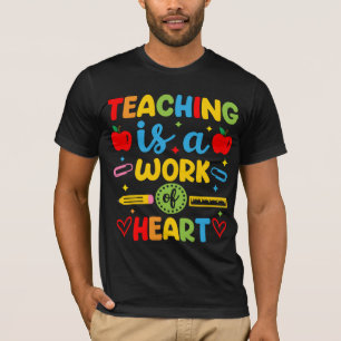 Camiseta Presente para professor Ensinar É Um Trabalho Do C