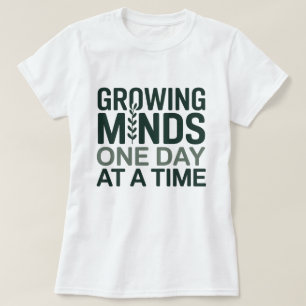 Camiseta Presente para Professores que Cultivam Mentes um D