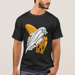 Camiseta Presente para surfar na prancha de golfinho