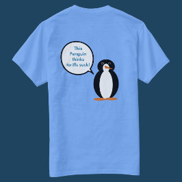 Camiseta Presente Patrimônio de Conscientização do Pinguim 