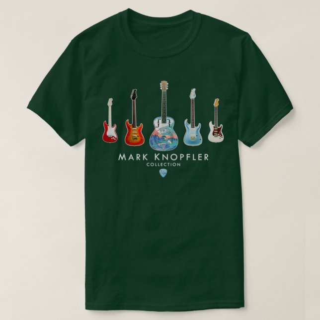 Camiseta Presente Perfeito da Coleção de Violão do Knopfler (Frente do Design)