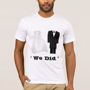 Camiseta Presente perfeito para os recém-casados