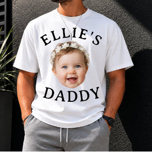 Camiseta Presente personalizado com foto do rosto do bebê p