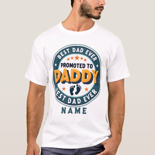 Camiseta Presente Personalizado com Nome para Papai (Frente)