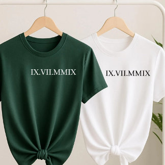 Camiseta Presente Personalizado de Aniversário com Numeraçã
