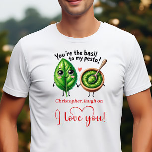 Camiseta Presente Personalizado de Dia dos Namorados Comida