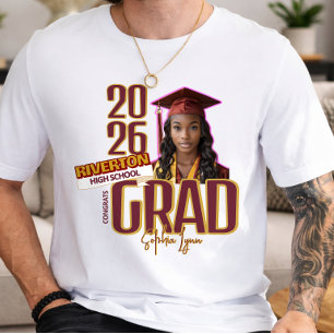 Camiseta Presente Personalizado de Formatura da Turma de 20