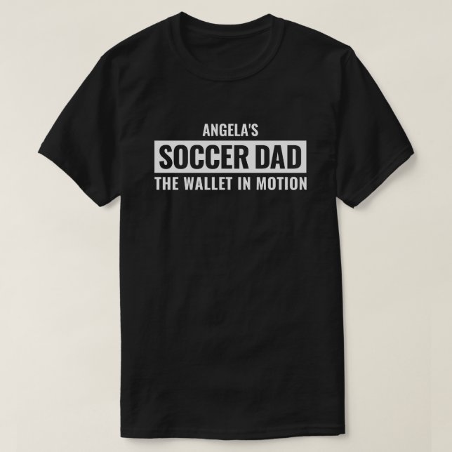 Camiseta Presente Personalizado de Futebol para Papai para  (Frente do Design)