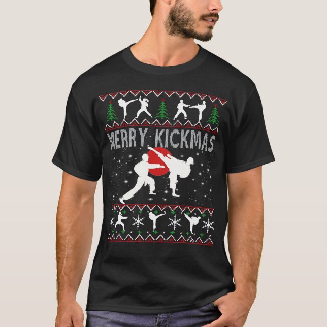 Camiseta Presente Personalizado De Kickmas De Karate E Feli (Frente)