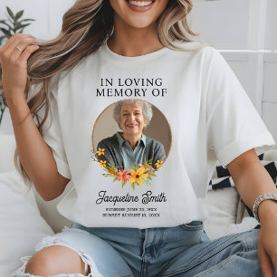 Camiseta Presente Personalizado de Lembrança Memorial Funer