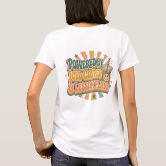 Camiseta Presente Personalizado de Professor Retro com Café