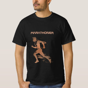 Camiseta Presente personalizado do corredor da maratona