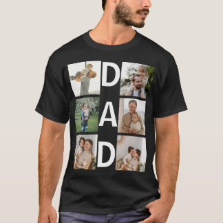 Camiseta Presente Personalizado do Dia dos Pais com Foto da