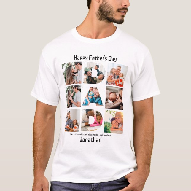 Camiseta Presente personalizado para a coleção de fotos do  (Frente)