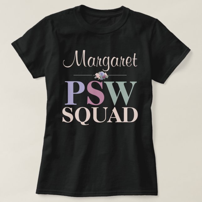 Camiseta Presente Personalizado para a Equipe de Trabalhado (Frente do Design)