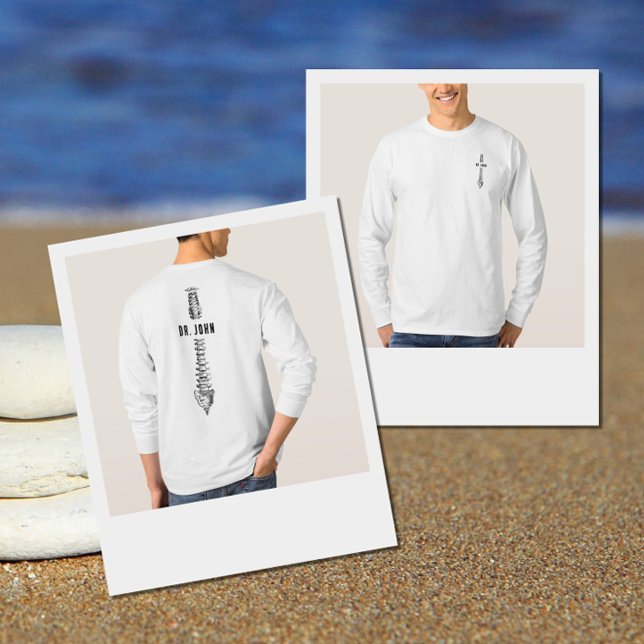 Camiseta Presente personalizado para Chiropractor, Spine Do (Criador carregado)