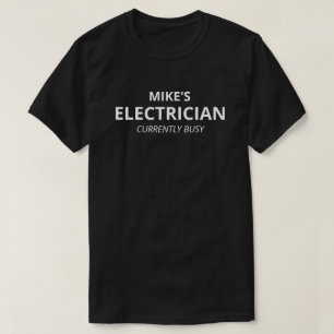 Camiseta Presente Personalizado para Eletricista com Humor