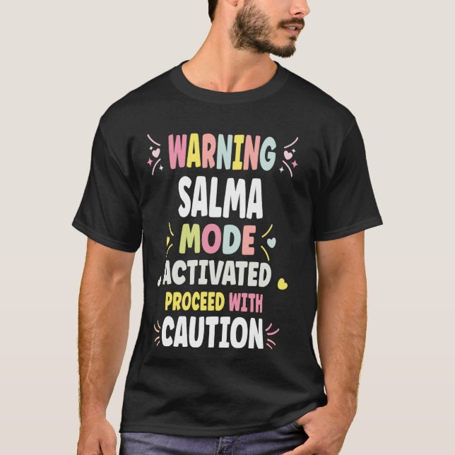 Camiseta Presente Personalizado para Mulheres SALMA Custom  (Frente)