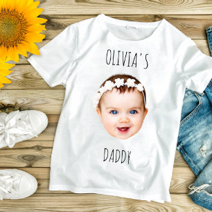 Camiseta Presente personalizado para o bebê novo dia do pai