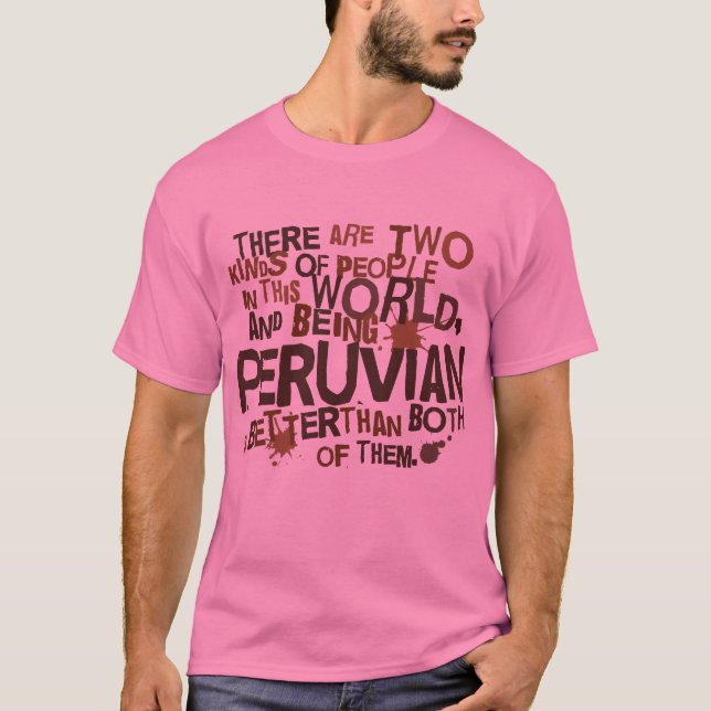 Camiseta Presente peruano (engraçado) (Frente)