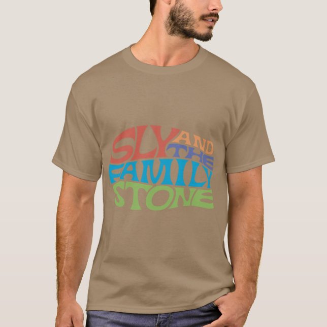 Camiseta Presente Premium Slyhe Family Stone (Frente)