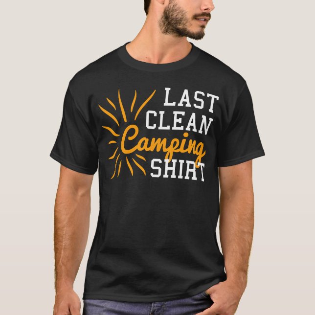 Camiseta Presente Presente Amante de Acampamento (Frente)
